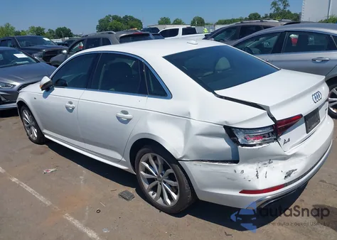 2019 Audi A4 45 Premium from USA, damaged, VIN WAUDNAF47KA044204